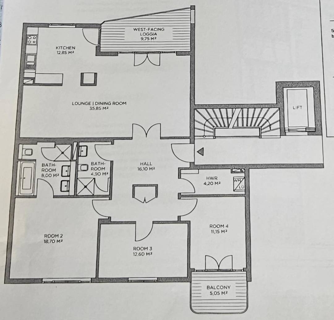 Charlottenburg am Ku’damm: barrierefreie 4-Zimmer-Wohnung mit 2 Balkonen, Sauna & Tiefgarage – Bild 28